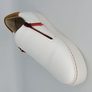 Boden Zip Flatform Platform Sneakers White Leather EU 40 US 8.5